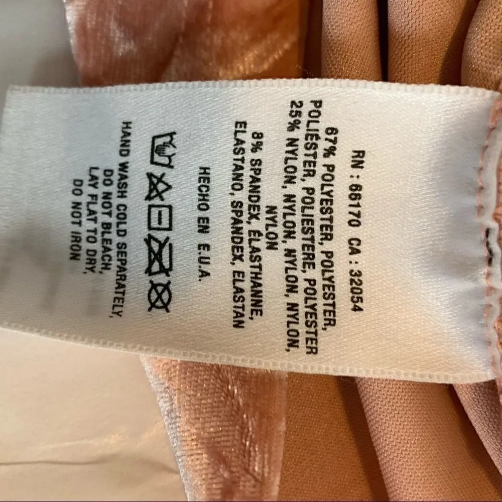 Maeve Anthropologie peach velour cold shoulder top
